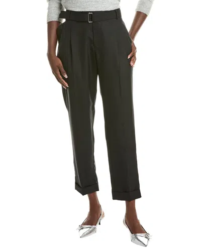 Officine Generale Pierre Wool Pant In Gray