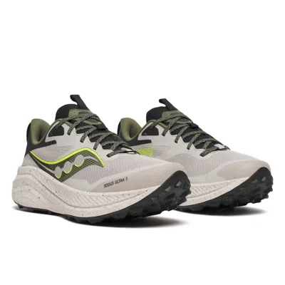 Saucony Men's Xodus Ultra Three Sneaker In Dove/olivine In Neutral