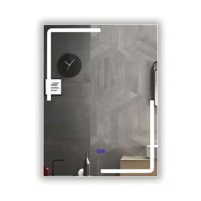 Chloelighting Luminosity Back Lit Rectangular Touchscreen Led Mirror 3 Color Temperatures 3000k-6000k 32" Height