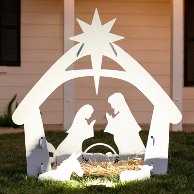 Best Choice Products Large Pvc Nativity Scene (size Variation To Sky5373)