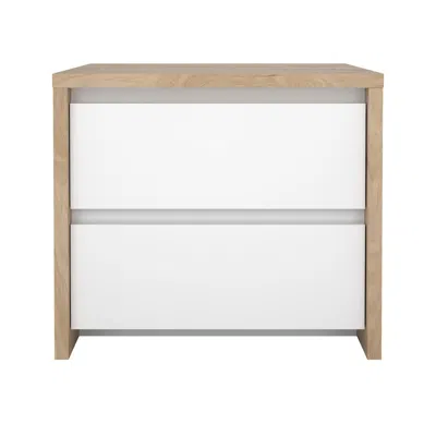 Tvilum Next 17-inch Tall 2-drawer Nightstand End Table