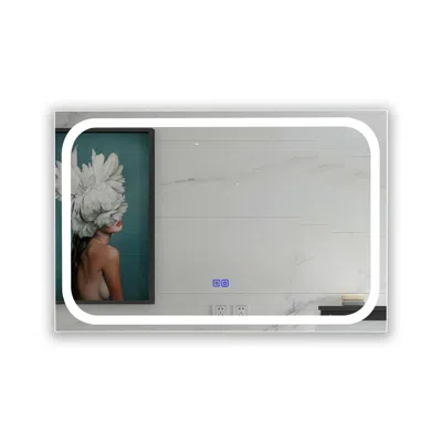 Chloelighting Luminosity Back Lit Rectangular Touchscreen Led Mirror 3 Color Temperatures 3000k-6000k 36" Wide
