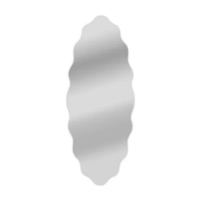 Chloelighting Reflection Verical/horizontal Hanging Oval Shaped Frameless Wall Mirror 49" Height