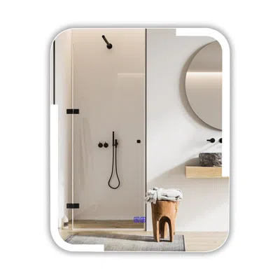 Chloelighting Luminosity Back Lit Rectangular Touchscreen Led Mirror 3 Color Temperatures 3000k-6000k 30" Height
