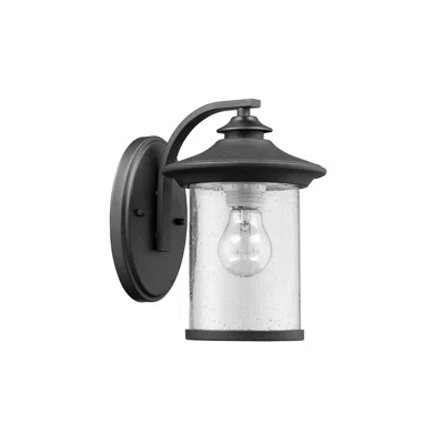 Chloelighting Liam Transitional 1 Light Black Outdoor Wall Sconce 10" Height