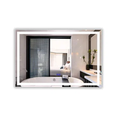 Chloelighting Luminosity- Back Lit Rectangular Touchscreen Led Mirror 3 Color Temperatures 3000k-6000k 36" Wide