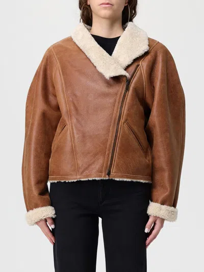 Isabel Marant Blondine Short Jacket In Brown