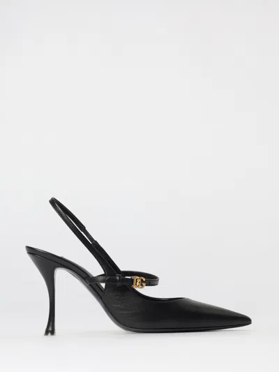 Dolce & Gabbana 90mm Slingback Heels In Black