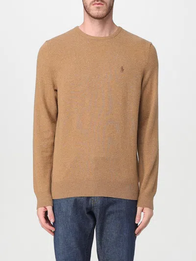 Polo Ralph Lauren Ralph Lauren Luxurious 100% Wool Sweater In Brown