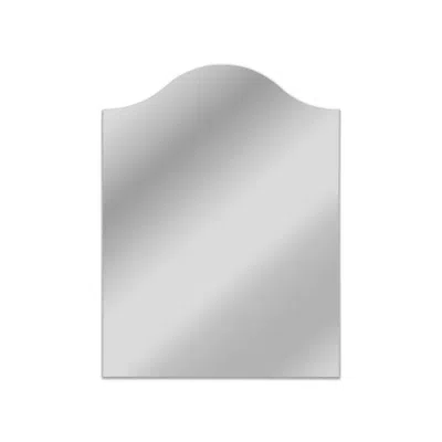 Chloelighting Reflection Verical/horizontal Hanging Arched-shaped Frameless Wall Mirror 32" Height