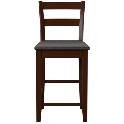 Linon Triena 24 In Soho Counter Stool In Brown
