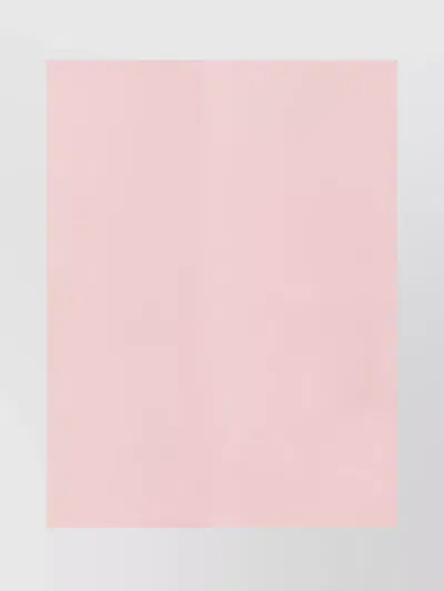 Stella Mccartney Mini Dress With Draped Neckline And Long Sleeves In Pink