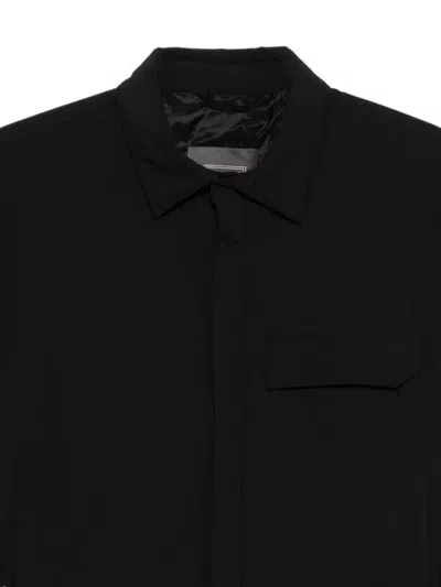 Herno Casual Long Sleeve Shirt Jacket In Black