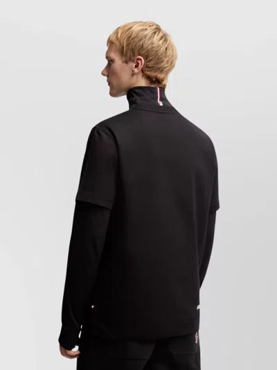 Moncler T-shirt Con Logo In Black