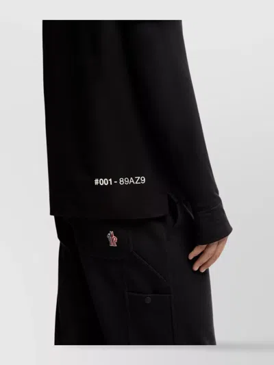 Moncler T-shirt Con Logo In Black