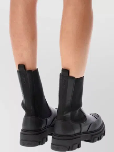 Sacai Short Dress With Contrasting Pleated Back In Black