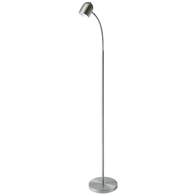 Dainolite 1 Light 5 Watt Led Floor Lamp In Silver