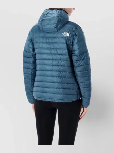 The North Face Womens Midnight Petrol Hydrenalite Embroidered-branding Regular-fit Shell Jacket In Blue