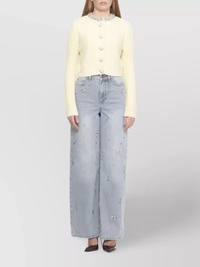 Self-portrait Cardigan Self-portrit In Nude