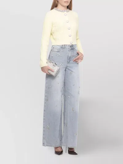 Self-portrait Cardigan Self-portrit In Nude