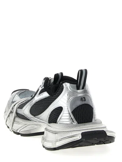 Balenciaga Multicolor Mesh And Rubber 3xl Gradient Sneakers In Gray