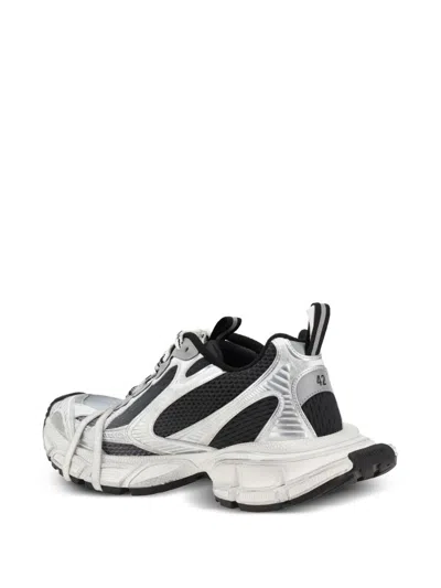 Balenciaga Multicolor Mesh And Rubber 3xl Gradient Sneakers In Gray