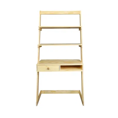 American Trails Freestanding Ladder Desk With Drawer, Natural