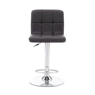 Powell Clayton Barstool Chocolate In Black