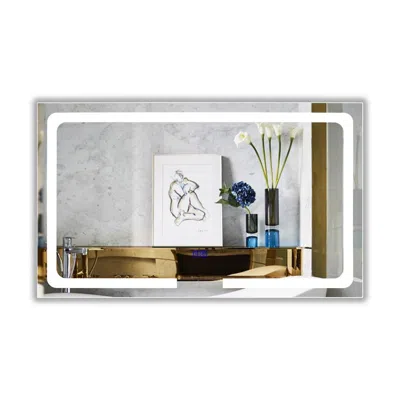 Chloelighting Luminosity- Back Lit Rectangular Touchscreen Led Mirror 3 Color Temperatures 3000k-6000k 39" Wide