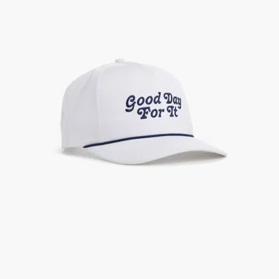 Mizzen + Main Men's Good Day For It Rope Hat In White In White