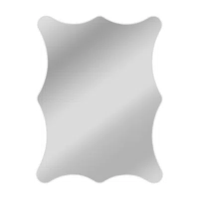 Chloelighting Reflection Verical/horizontal Hanging Rectangle Shaped Frameless Wall Mirror 32" Height