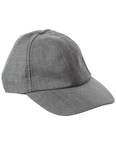 Officine Generale Wool-blend Baseball Cap In Gray