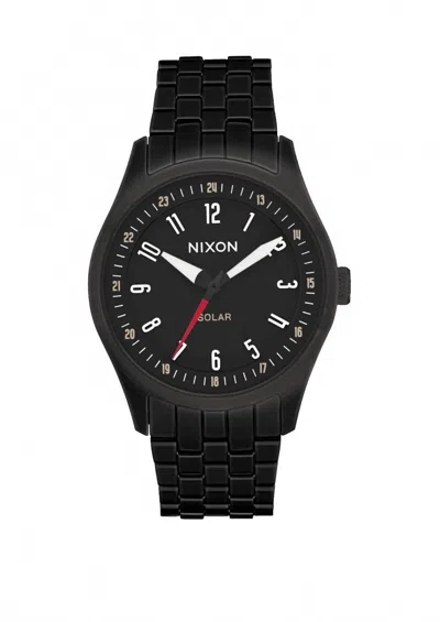 Nixon Men's Echo 38 Waterproof Analog Watch In Black-black In Black