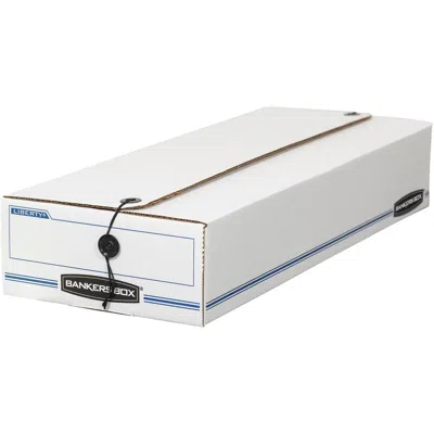 Bankers Box Liberty Check And Form Boxes - Internal Dimensions: 9.50" Width X 23.25" Depth X 4.25" Height - Exte