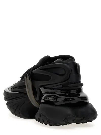 Balmain Men Unicorn Sneakers In Animal Print