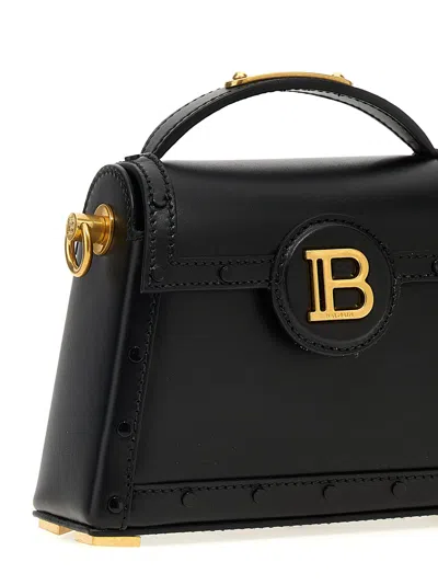 Balmain B-buzz Dynasty Small Handbag In Black
