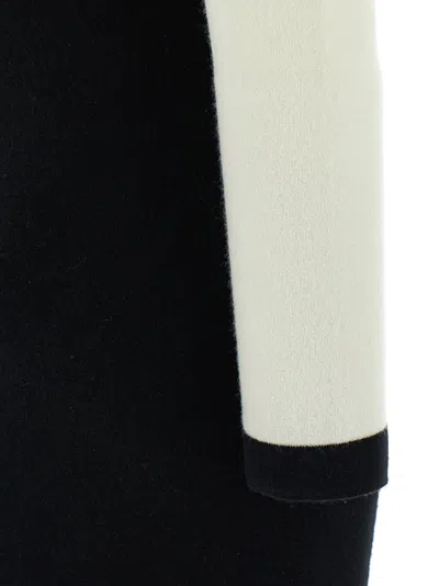 Balmain Wool Blend Cropped Cardigan In Black