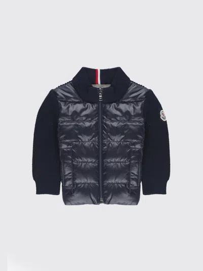 Moncler Maglia  Bambino Colore Blue In Blue