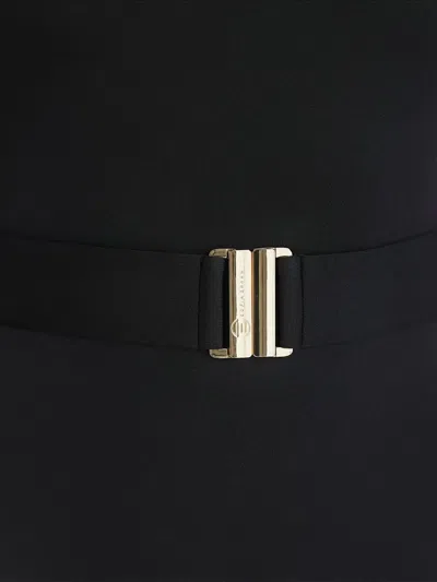 Sofia Erhan Belted Swimsuit In Black