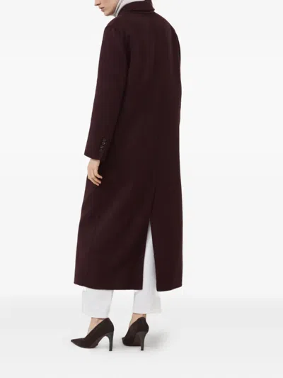 Brunello Cucinelli Hand-crafted Coat In Cashmere Double Beaver Cloth With Monili In Black