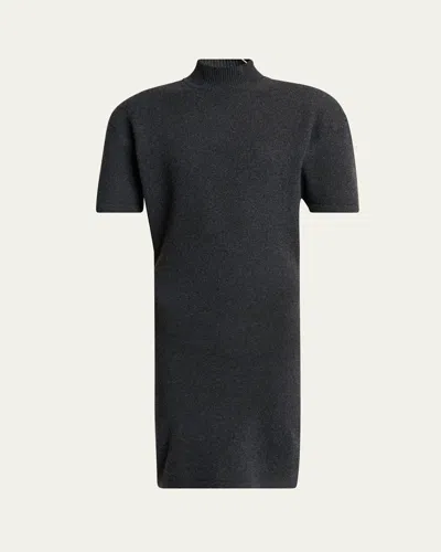 Jacquemus The Castagna Knit Dress In Gray