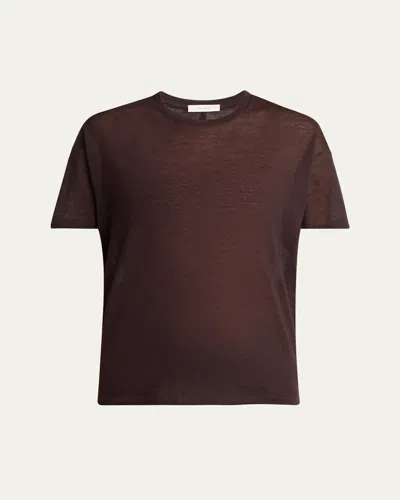 The Row Lila Cashmere Top In Gray