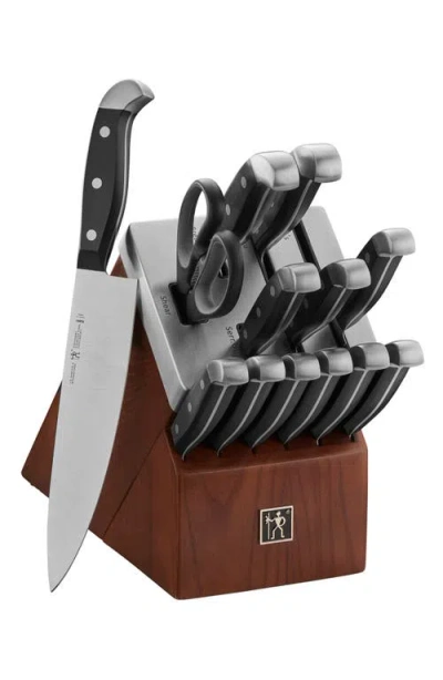 Henckels Cutlery Statement 14-pc Ss Block Set In Silver