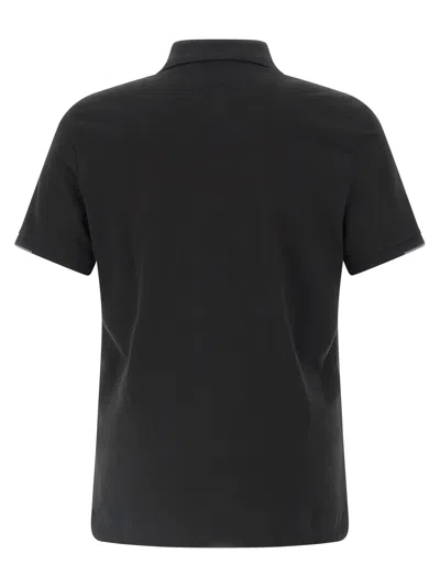 C.p. Company C.p.company The Metropolis Series Stretch Piquet Polo In Black