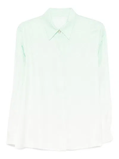 Casablanca Shirt With Faded Effect In Green