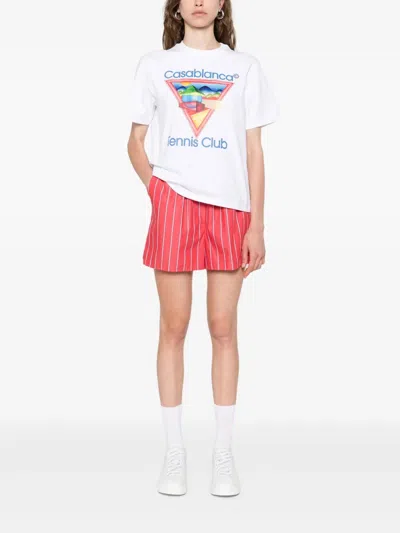 Casablanca Regular Fit T-shirt In White