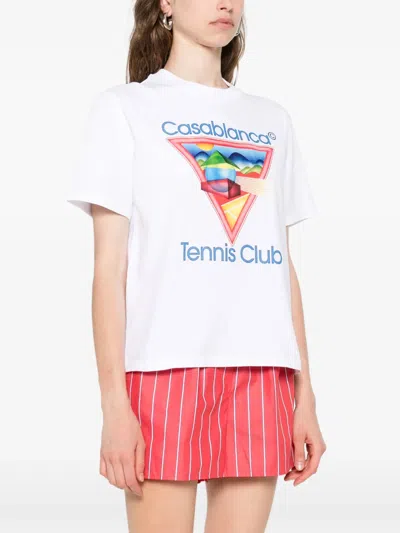 Casablanca Regular Fit T-shirt In White