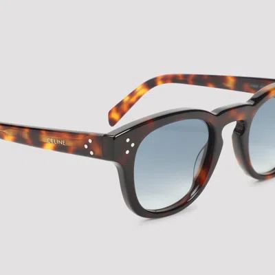 Celine Square Tortoiseshell Sunglasses Gradient Lenses In Brown