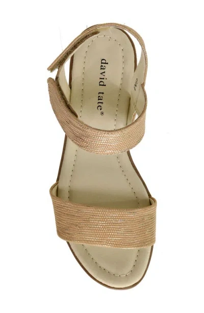 David Tate Scala Slingback Sandal In Neutral