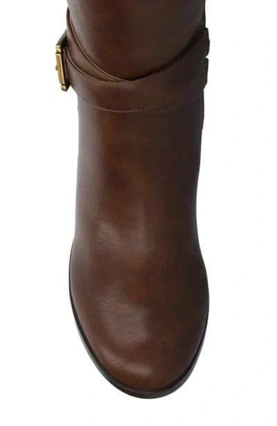 Journee Collection Avalonn Block Heel Boot In Brown